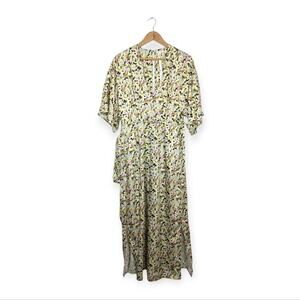 NWT Maisie Green Multicolored Floral Print Jumpsuit Size M